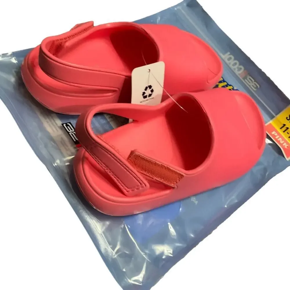 32 Degrees Girls Sandals Cushion Strap Pink Utlra Soft Size Small NIB